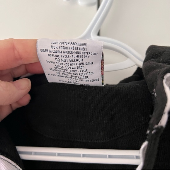 University of Guelph Black Rugby Shirt with Red and Yellow Stripes - Picture 4 of 8